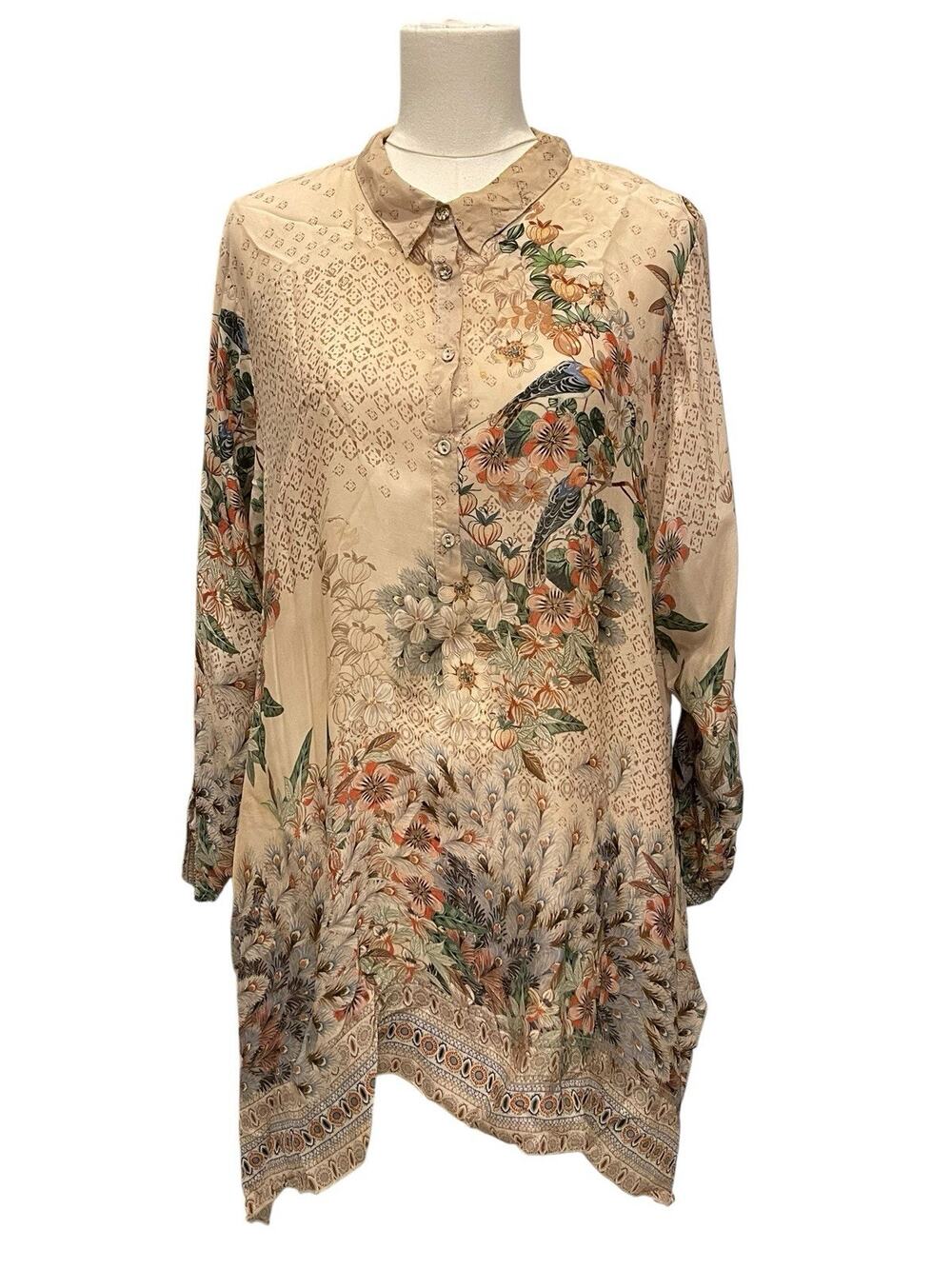 Johnny Was bohemian-style floral size:XL